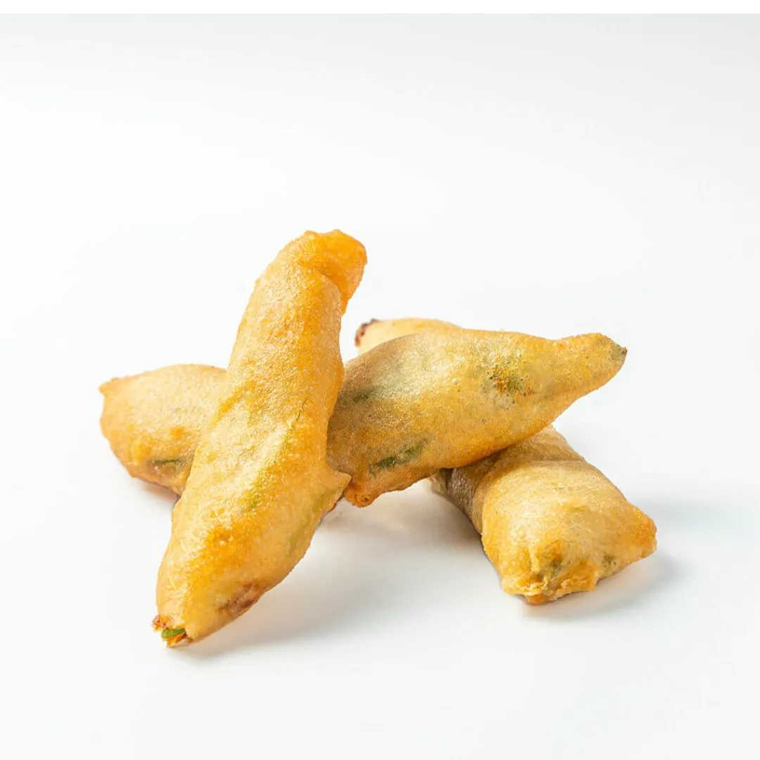 Fiori di zucca pastellati 
