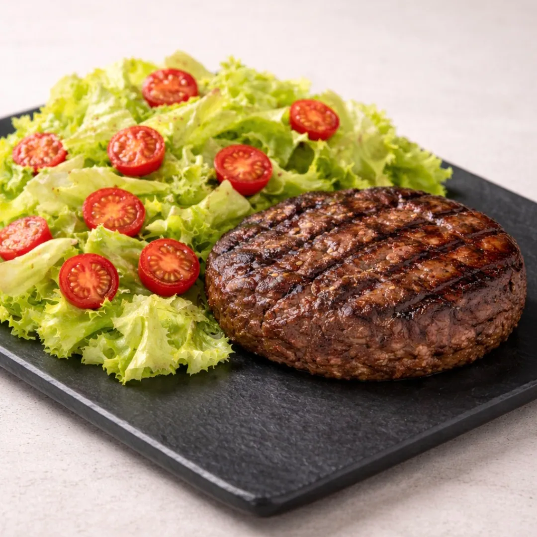 Hamburger di Scottona con Insalata 